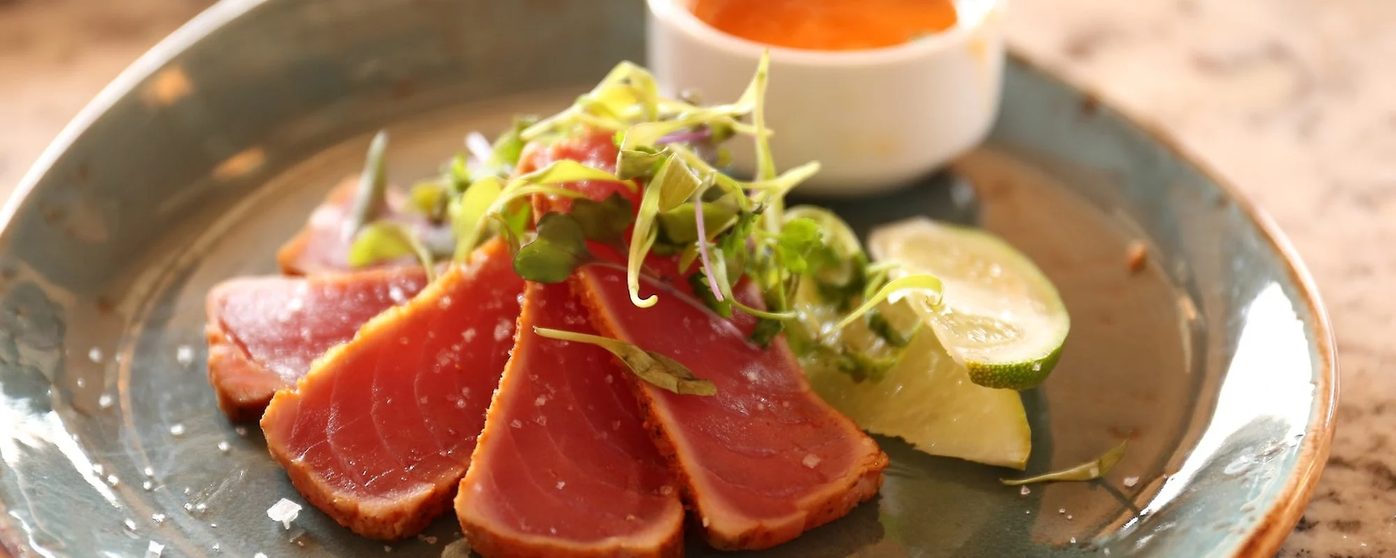 Sliced tuna