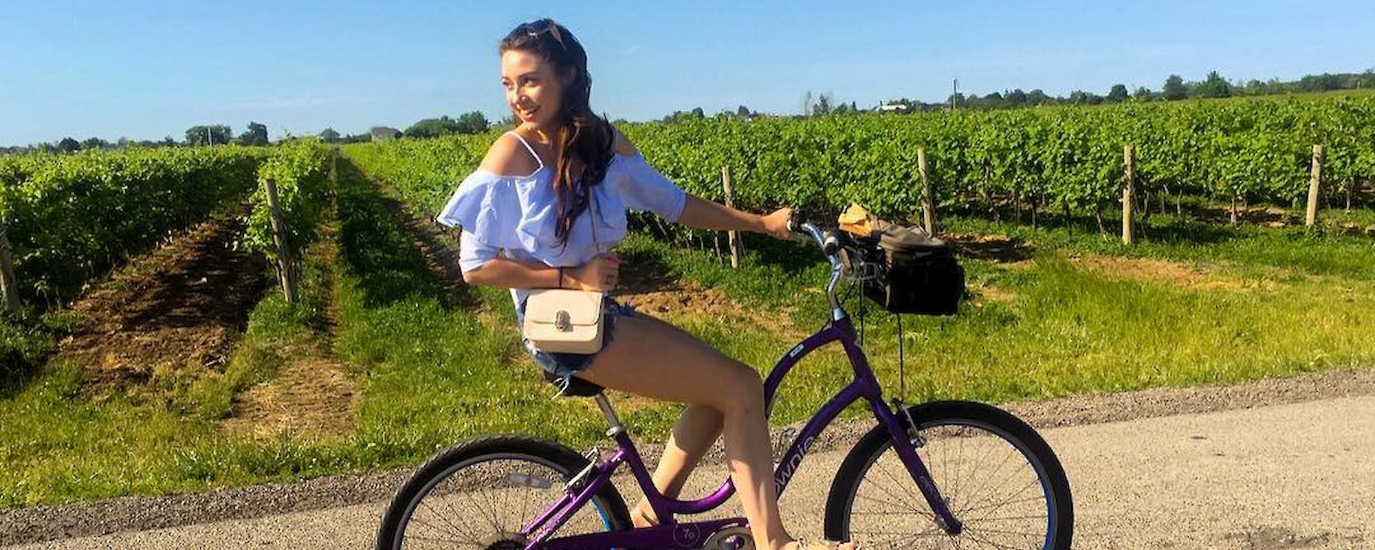 woman on bike