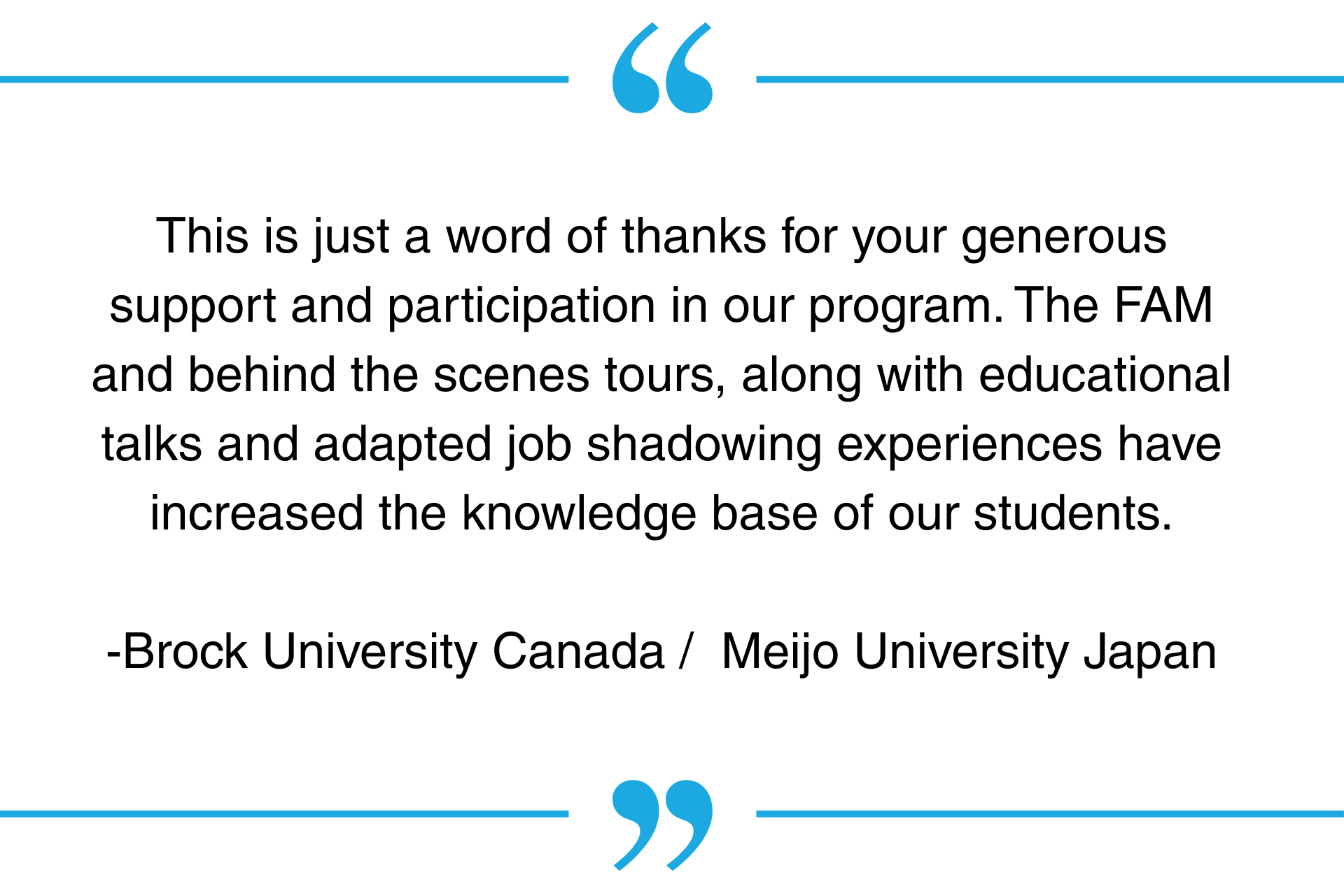 Brock Univeristy and Meijo University