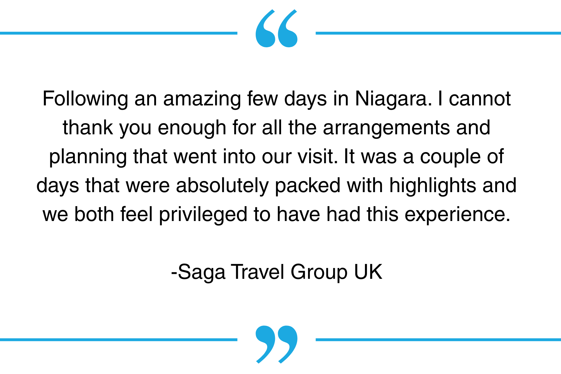 Saga Travel Group - UK Testimonial