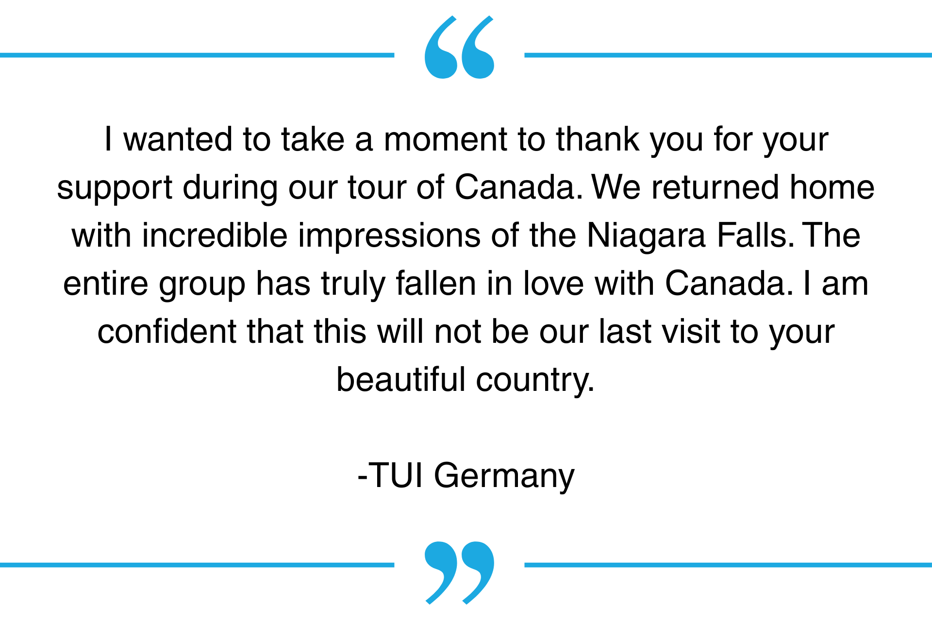 TUI Germany Testimonial
