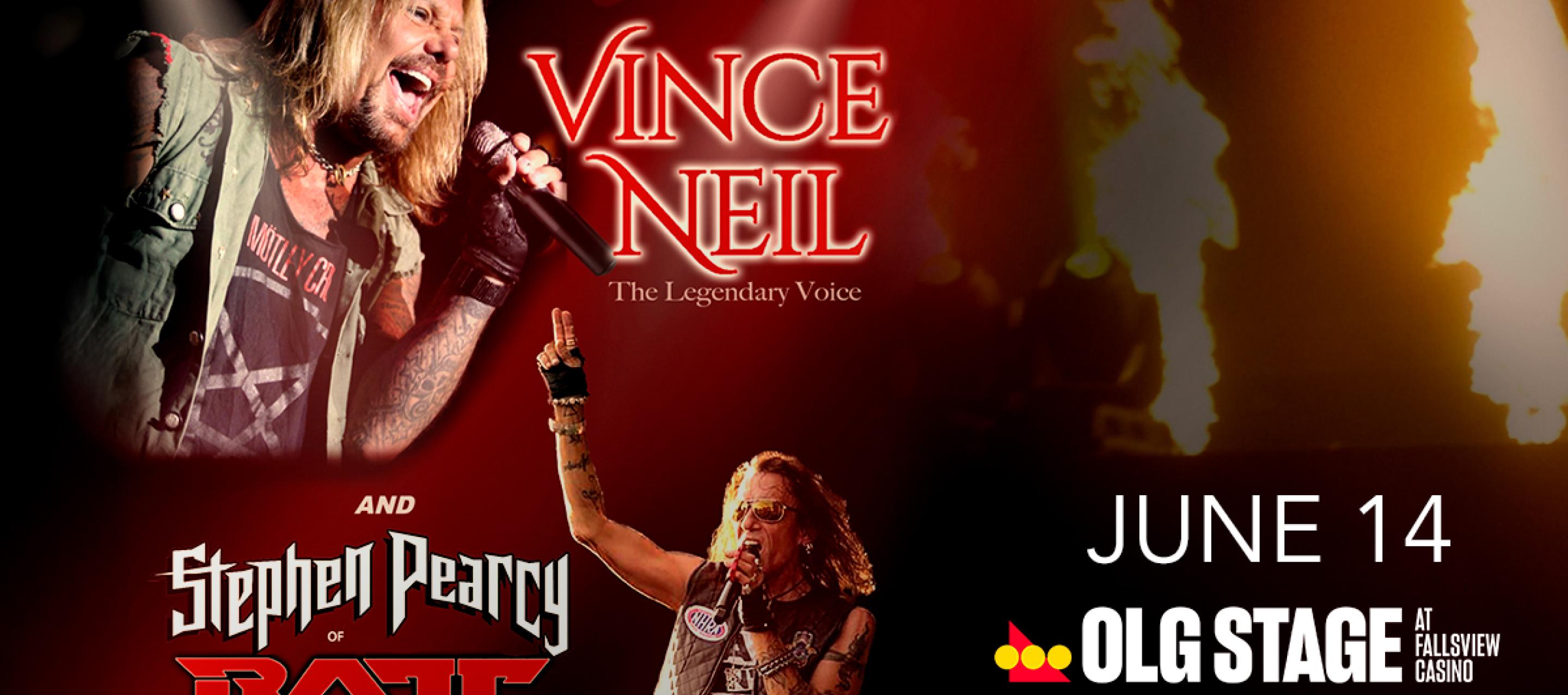 Vince Neil and Stephen Pearcy