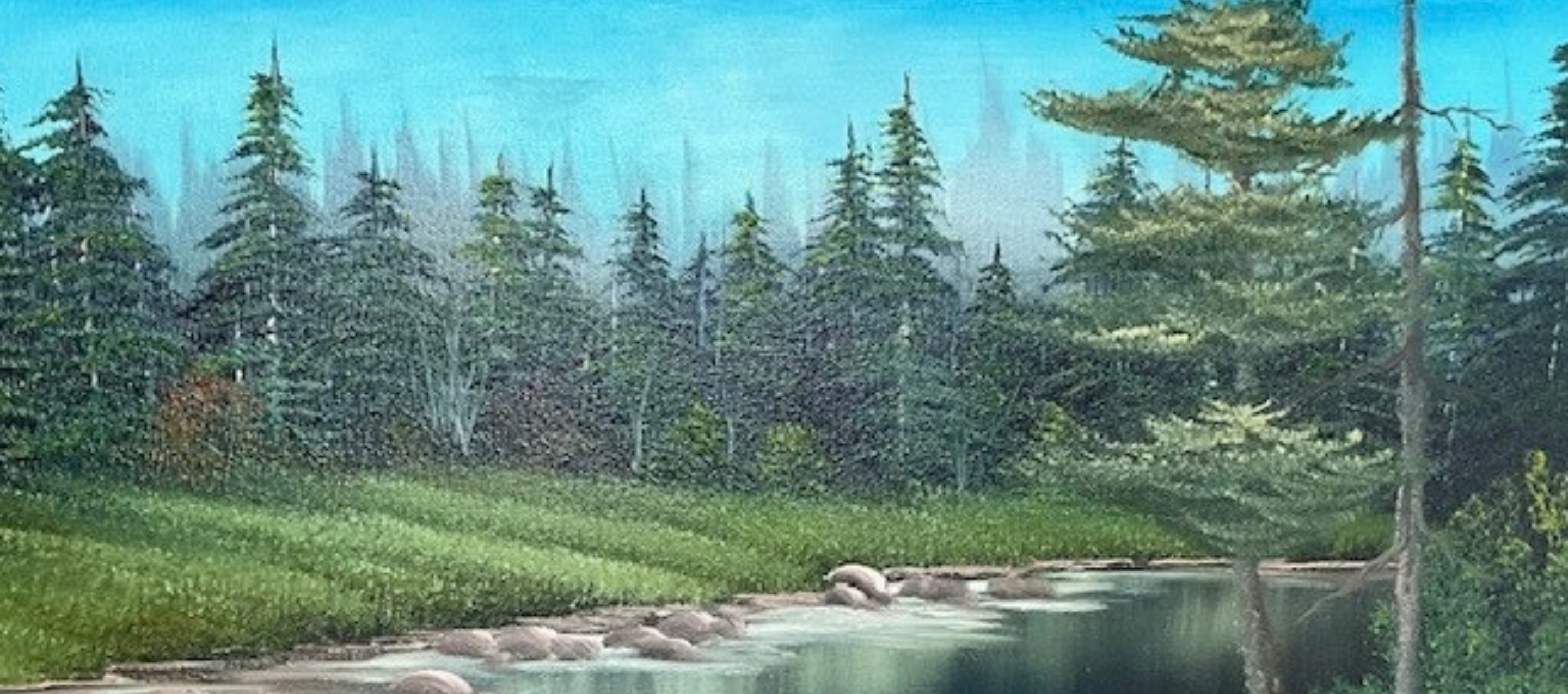 Bob Ross Painting Class: Around the Bend