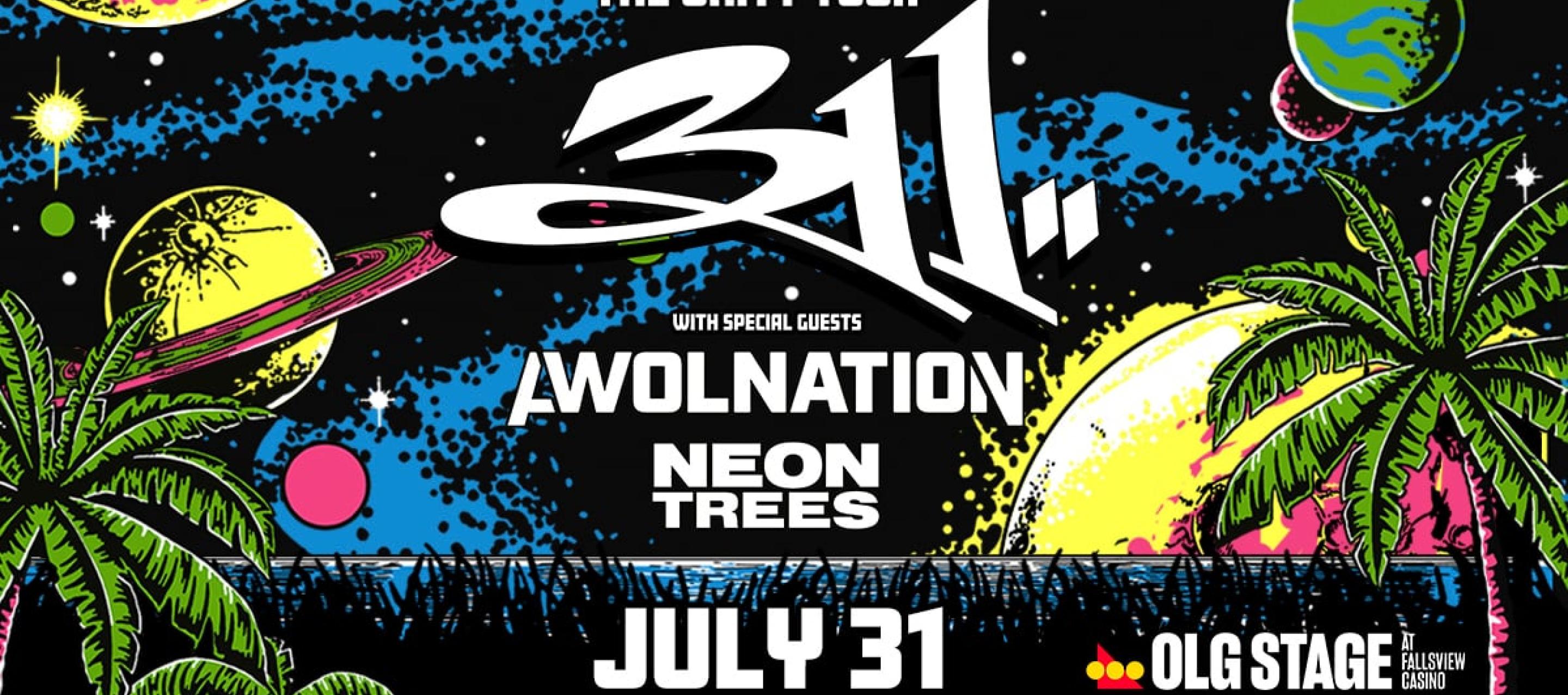 311 with Awolnation and Neon Trees