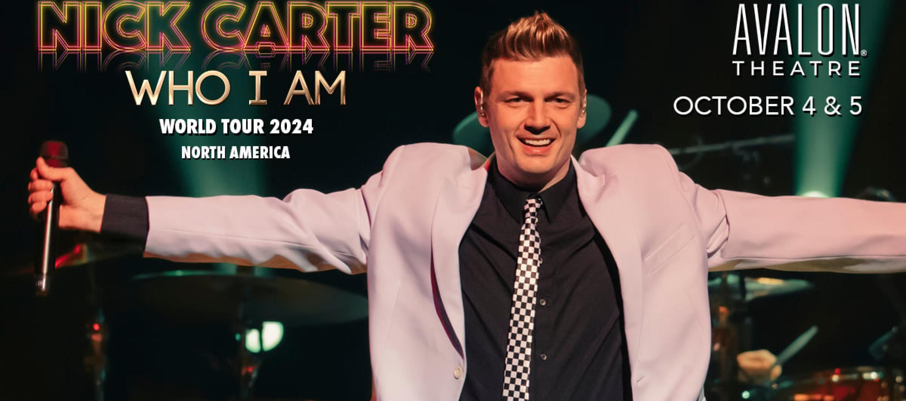 Nick Carter Who I Am World Tour 2024