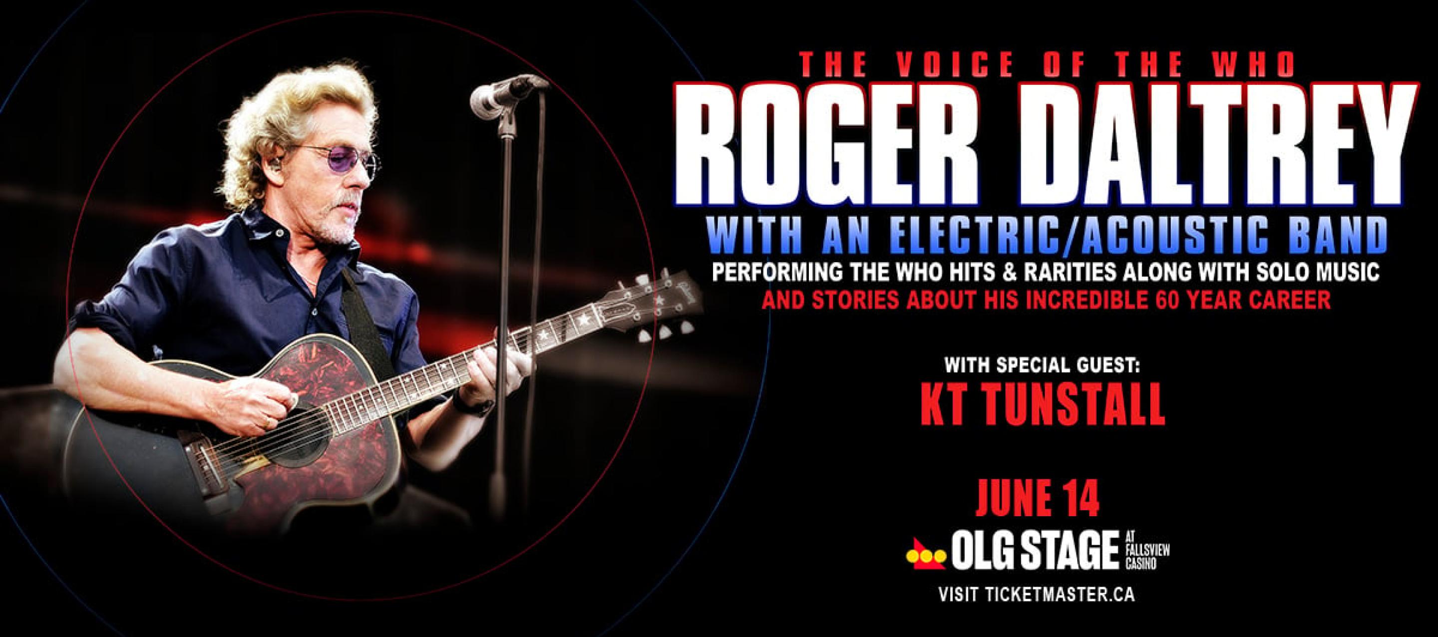 Roger Daltrey with KT Tunstall