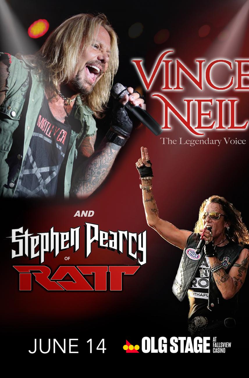 Vince Neil and Stephen Pearcy