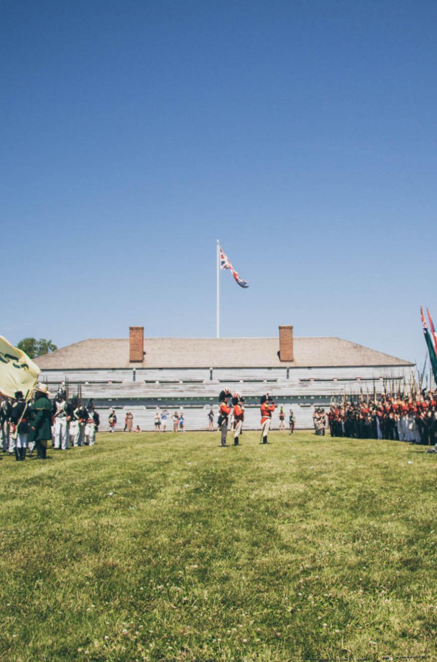 Battle of Fort George, War of 1812 Re-enactment