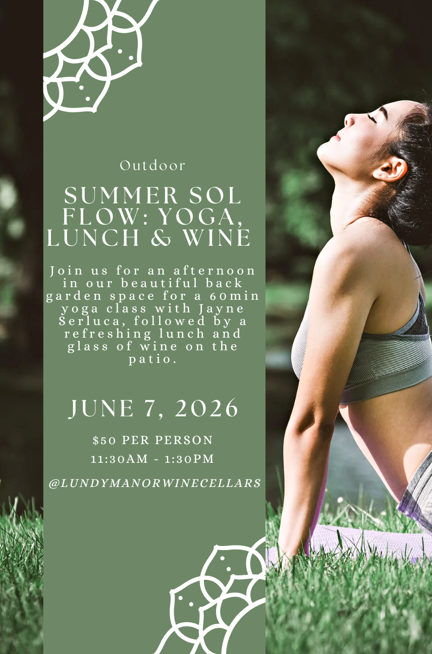 Summer Sol Flow: Yoga, Wine & Lunch