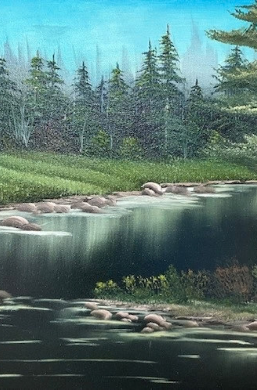 Bob Ross Painting Class: Around the Bend