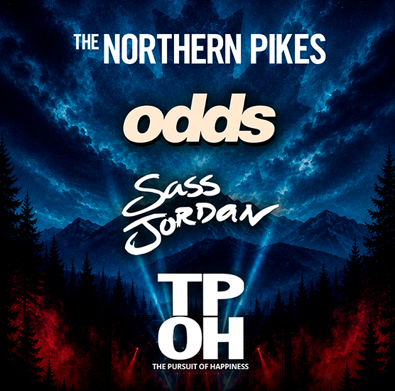 The Northern Pikes, ODDS, Sass Jordan and The Pursuit of Happiness