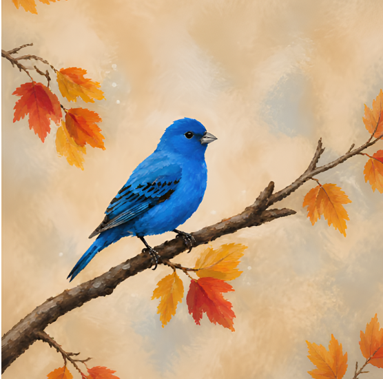 Birds of Heartland - Indigo Bunting