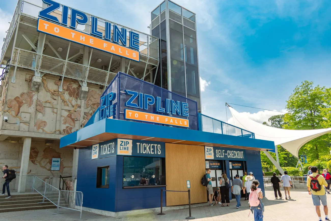 WildPlay Zipline to the Falls